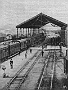 STAZIONE FERDINANDEA prima della costruzione del cavalcavia ferroviario. (Biblioteca Civica) (Laura Calore)